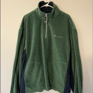 XL Champion Green/Blue Fleece